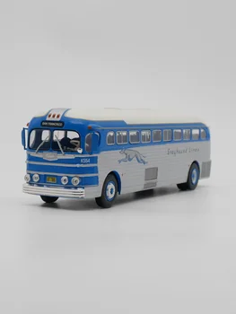 Отлитый под давлением в масштабе 1/43 1947 года симулятор американского автобуса, модель Легкосплавного автомобиля, Коллекционное Ностальгическое Украшение, Подарочная Игрушка