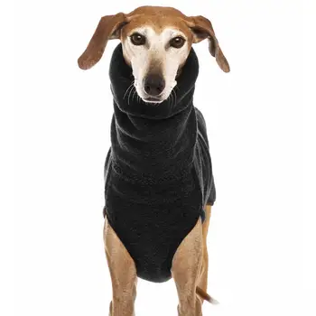 Зимняя теплая шуба для собак, Одежда с высоким воротником для крупных собак, комбинезон, Мягкая куртка для больших собак, Эластичные свитера для собак, S-5XL R9M6