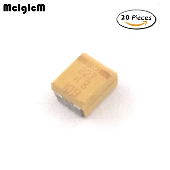 MCIGICM 20шт B 3528 220 мкФ 4 В SMD танталовый конденсатор