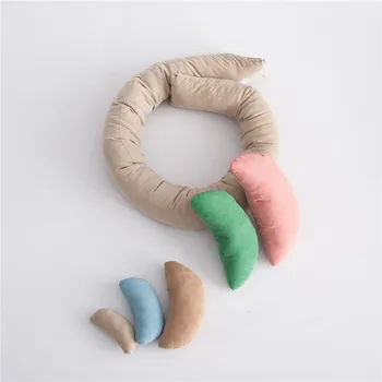 Инновационная подушка для позирования головы новорожденного в виде полумесяца, позиционер для фотосессии, подушка для Four Seasons