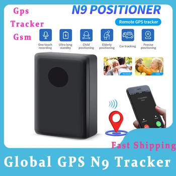 Gps-трекер N9, чувствительный к звуку Gsm, микрофон для телефона Android, устройство для отслеживания Ios, 400 мАч, смарт-бирка, защита от потери местоположения.