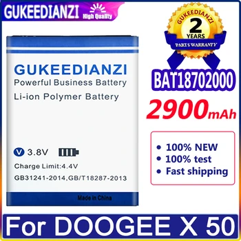 BAT18702000 2900 мАч Сменный Аккумулятор Для DOOGEE X50 Для DOOGEE X 50 Высококачественный Литий-полимерный аккумулятор 0 Циклов Bateria