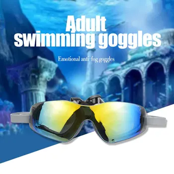 Унисекс, профессиональные водонепроницаемые плавательные очки с защитой от тумана и ультрафиолета, Очки для плавания HD для взрослых, очки для дайвинга и водных видов спорта.