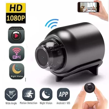 HD 1080P Мини-WiFi Камера ночного видения Видеокамера обнаружения движения Домашняя видеокамера видеонаблюдения Радионяня IP-Камера