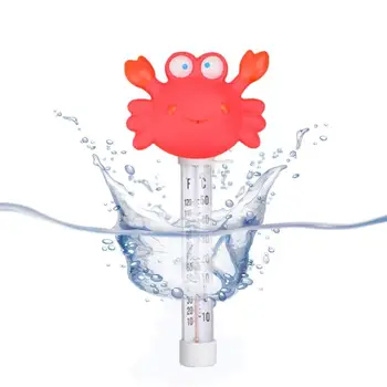 Портативный Плавающий термометр для плавающего бассейна из ПВХ, ванна, СПА-гидромассажная ванна, Рыбные пруды, Измеритель температуры воды с веревкой