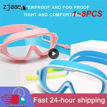 1-8 шт. Детские очки для плавания для мальчиков, водонепроницаемые и противотуманные очки для плавания HD, Набор очков для плавания для девочек, Большая коробка, Набор очков для плавания для детей 2022