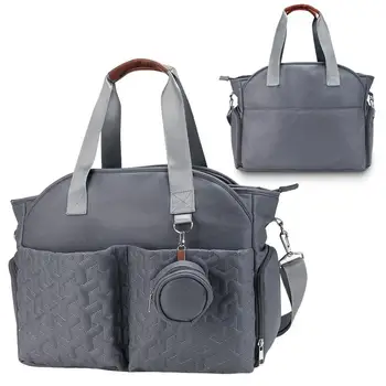 Сумка для подгузников, модные и простые сумки для хранения подгузников, портативная многофункциональная сумка-тоут для подгузников большой емкости