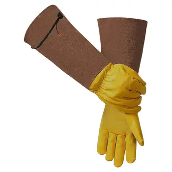 Перчатки для обрезки роз, перчатки, защищенные от шипов, повышают ловкость при выполнении мелкой моторики, Мягкие защитные перчатки для защиты рук и предплечий