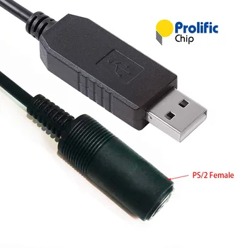 Совместимый BR305-USB8 для Globalsat MR350 BR355 Последовательный GPS-приемник Prolific USB RS232 к PS/2 Mini Din 6-Контактный Разъемный кабель