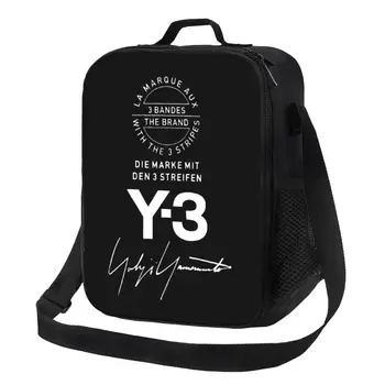 Yohji Yamamoto Изолированная сумка для ланча для женщин Термосумка-холодильник для ланча для школьников