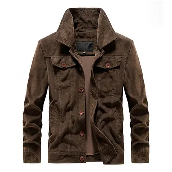 Высококачественная вельветовая куртка, мужская мода, Демисезонное деловое пальто, повседневное мужское верхнее пальто, уличная одежда, High Street Plus Size