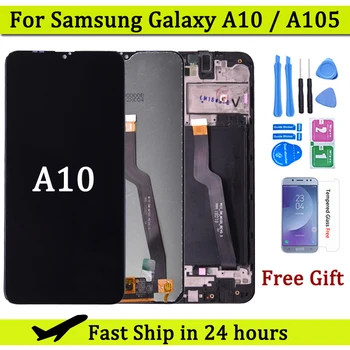 Оригинал для Samsung galaxy A10 A105 ЖК-дисплей с сенсорным Экраном Дигитайзер В сборе Для Samsung A105/DS A105F A105FD A105A lcd