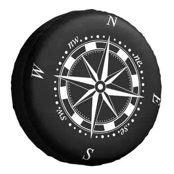 Чехол для запасного колеса Compass Универсальный для RV внедорожника, защитные чехлы для колес автомобиля, защитные чехлы для колес, защита от атмосферных воздействий, универсальный