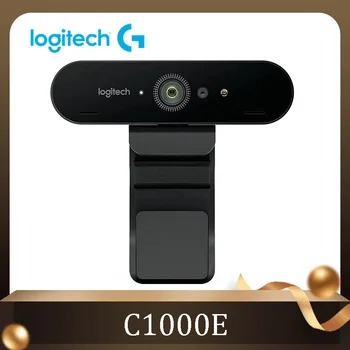 Веб-камера Logitech BRIO C1000e 4K Ultra HD 1080p, встроенный микрофон, широкоугольная камера, веб-камера для видеоконференций