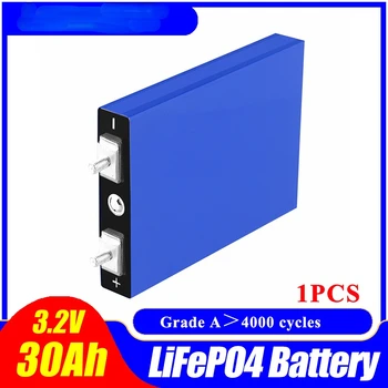 Батарея Lifepo4 3.2V 30Ah, Аккумуляторная батарея 4S 12.8V, Литий-Железо-Фосфатная Аккумуляторная Батарея, Электромобиль на Солнечной Батарее