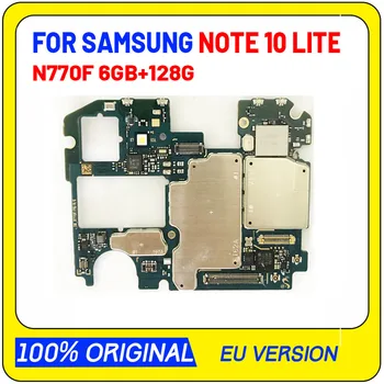 Для Samsung Galaxy NOTE 10 LITE Материнская плата N770F 6 ГБ оперативной памяти 128 ГБ Для материнской платы SM-N770F Оригинальная Разблокировка Логической платы С полными чипами