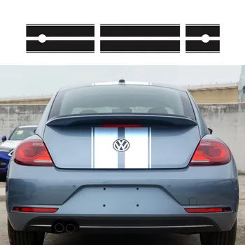 Комплект полосок для капота автомобиля на крыше заднего багажника для Volkswagen Beetle A5 2011-2018 Виниловые наклейки Наклейки Аксессуары для тюнинга