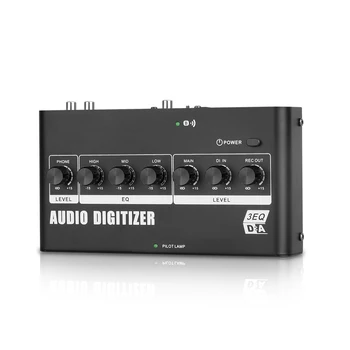 Аудиоконвертерный микшер 3EQ Mini Audio Mixer со сверхнизким уровнем шума Bluetooth-аудиоусилитель для микрофонов, гитар, бас-гитар, клавишных