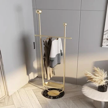 Скандинавская вешалка для одежды из кованого железа для домашней мебели гостиной Вертикальные вешалки для одежды Многофункциональные Высококлассные вешалки для проживания в отеле