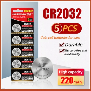 Оригинальная кнопка CR2032 3-вольтовые литиевые батареи для автомобилей Калькулятор дистанционного управления Часы Материнская плата кнопочная аккумуляторная батарея cr 2032