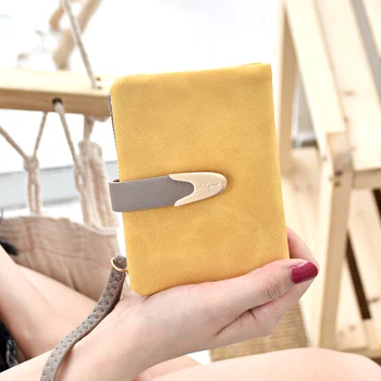 Новый нишевый студенческий кошелек Instagram в стиле ретро - простой и универсальный складной короткий кошелек с несколькими картами, женский модный милый