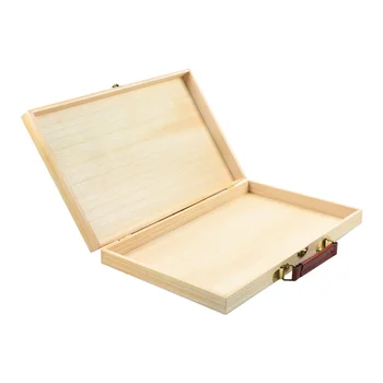 Коробка для рисования, Деревянный пигмент, Пустой контейнер, Акварель, масло, пенал, ручка, контейнеры для рисования