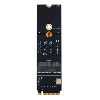 Беспроводной Слот для Ключей M.2 A + E к M.2 M Ключу Wifi Bluetooth Адаптер для AX200 9260 Bcm94352Z Карта NVMe PCI SSD Порт