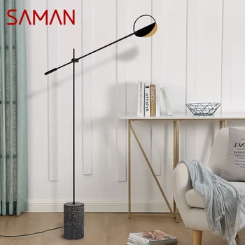 Современный торшер SAMAN, Скандинавское творчество, Семейная гостиная, Спальня, Светодиодный Декоративный светильник для творчества