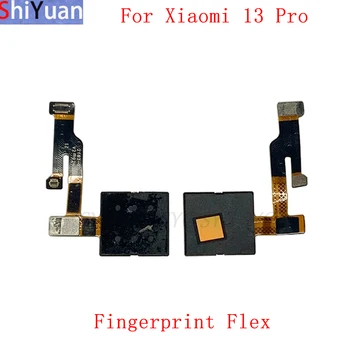 Кнопка датчика отпечатков пальцев, гибкий кабель, лента для Xiaomi Mi 13 Pro, гибкий сенсорный датчик, Запасные части