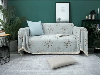 Утолщенный синель полное покрытие диванного полотенца лист кружева эластичная диванная подушка four seasons чехол для дивана полотенце