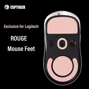 Киберспортивная игровая мышь Tiger Ножки мыши Версия Mouse Skate Rouge для Logitech G Pro X Superlight G Pro Wireless Скользит по дуге 2.5D