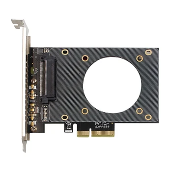 U.2 SFF-8639 К PCI-E X4 Карта расширения 4000 Мбит/с Riser Card Сильное Тепловыделение Карта Расширения Поддержка SSD GEN4