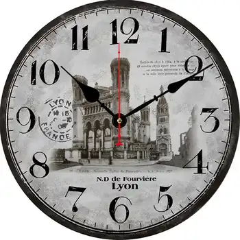 Винтажные часы во французском итальянском стиле, не тикающие настенные часы на батарейках, большие бесшумные настенные часы для гостиной