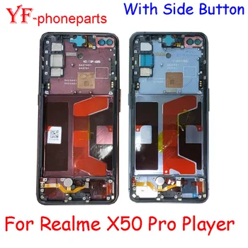 Высококачественная Средняя рамка для плеера Oppo Realme X50 Pro RMX2072 Передняя рамка, корпус, безель, запасные части