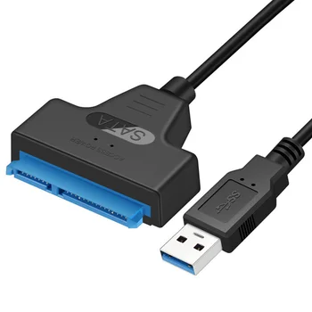 22-контактный 2,5-дюймовый кабель USB SATA 2,5 со светодиодной подсветкой, внешний преобразователь жесткого диска, электронный провод Home Type-C
