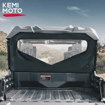 KEMIMOTO UTV Мягкая Задняя Тканевая Панель Лобового Стекла для Honda Pioneer 1000-6 2023 + Поднимающееся/Опускающееся Стекло 0SR95-HL8-211B