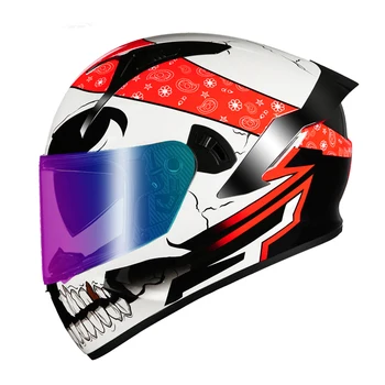 Модный дизайн мотоциклетного шлема Полнолицевые гоночные шлемы, одобренные DOT Capacete Casco Шлем Moto FA