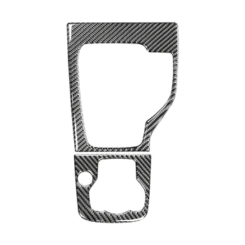 Наклейка для отделки крышки панели рычага переключения передач автомобиля из углеродного волокна для Mazda 3 Axela 2014 2015 2016 2017 Аксессуары (RHD)