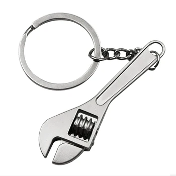 Портативный Мини Разводной ключ Брелок Гаечный ключ Ручной инструмент для снятия мелких деталей с украшением в виде цепочки