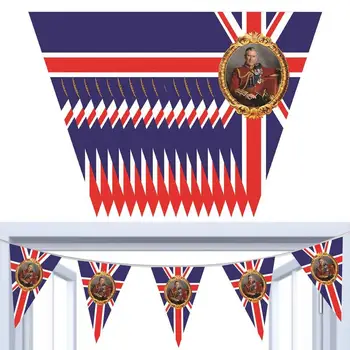 Флаг короля Чарльза Юнион Джека, Треугольный флаг короля Чарльза III, Церемония коронации Его Величества, паб, барбекю, Королевские мероприятия