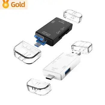6 в 1 OTG USB 3.0, устройство чтения карт USB-C для защищенного цифрового/TF мобильного телефона, компьютера.