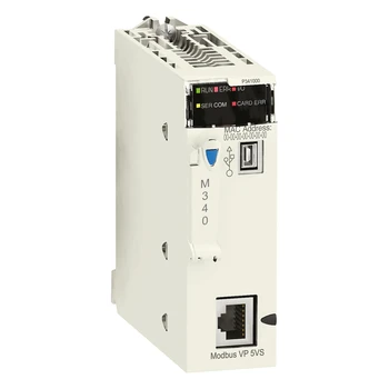 Процессорный модуль Schneider Electric BMXP342020 M340, максимум 1024 дискретных и 256 аналоговых ввода-вывода, Modbus, Ethernet