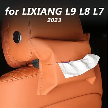 для LIXIANG L9 L8 L7 2023 Аксессуары для оформления интерьера автомобиля коробка для салфеток тип пряжки 1шт