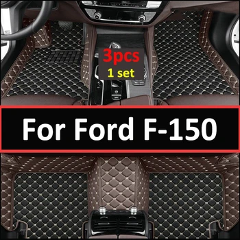 Для Ford F-150 F150 F 150 4 Двери 2021 2020 2019 2018 2017 2016 2015 Автомобильные Коврики Аксессуары Для интерьера Ковры Автостайлинг