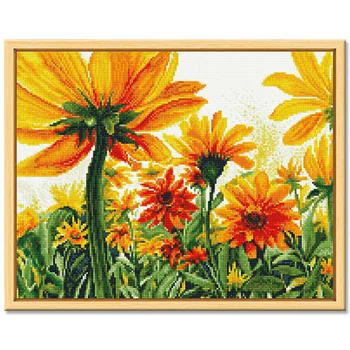 2382Ann-Tulip diy цифровая картина маслом, картина маслом, акриловая цветочная живопись, взрывная пейзажная живопись ручной работы