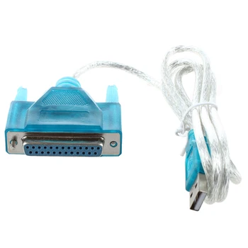 Кабель-адаптер USB к Принтеру DB25 с 25-Контактным Параллельным Портом