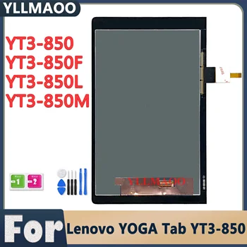 НОВИНКА для Lenovo YOGA Tab 3 8,0 YT3-850 YT3-850M YT3-850F ЖК-дисплей С Сенсорным Экраном Дигитайзер В Сборе Запасные Части для Планшетных ПК