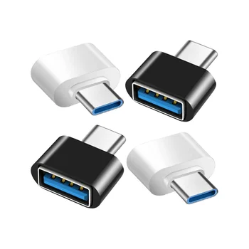 Адаптер USB C к USB, Адаптер USB C к USB 3.0 OTG, Разъем USB к разъему USB-C, Совместимый для Pro, Galaxy