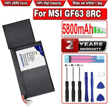 HSABAT 5800 мАч BTY-M6K Аккумулятор для ноутбука MSI MS-17B4 MS-16K3 GS63VR-7RG GF63 Тонкий 8RD 8RD-031TH 8RC GF75 Тонкий 3RD 8RC 9SC