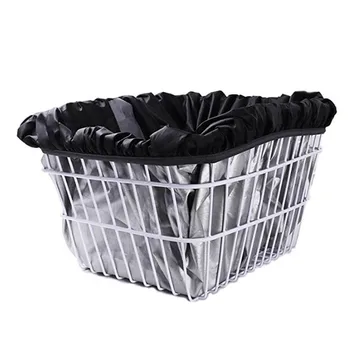Прочный чехол для велосипеда, седло и корзина 200 г / комплект, черный непромокаемый, с сумкой для хранения большинства велосипедных корзин